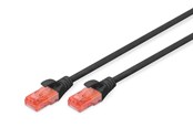 Netværkskabel - DIGITUS CAT 6 U-UTP - 5m - Sort - 5m - DK-1617-050/BL