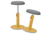 Ergonomi - Leitz  Ergo Cosy Active Sid-stå balancestol 2 i 1 Varm gul - 65180019