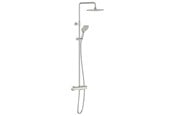 Brus og monteringstilbehør	 - Damixa Pine brusesystem med Thermixa 700 termostat, steel PVD - 579704600