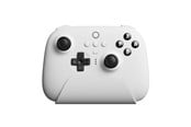 Spil tilbehør - 8BitDo Ultimate Bluetooth Controller w/ Charging Dock - White - Wireless - Nintendo Switch - RET00315