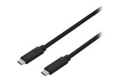 USB kabel - DIGITUS - USB-C cable - USB-C to USB-C - 1 m - AK-300139-010-S