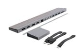 Dockingstation - Targus HyperDrive - docking station - USB-C x 2 - 3 x HDMI 3 x DP - GigE - HD156