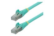 Netværkskabel - StarTech.com 1.5m CAT6a Ethernet Cable - 1.5 m - aqua - Blå - 1m - NLAQ-150-CAT6A-PATCH