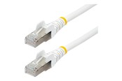 Netværkskabel - StarTech.com 7.5m CAT6a Ethernet Cable - White - Hvid - 7.5m - NLWH-750-CAT6A-PATCH
