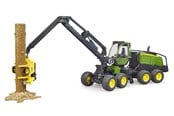 Legetøjsbil - Bruder John Deere Harvester 1270 G with trunk - BR2135