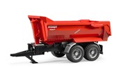 Legetøjsbil - Bruder Krampe Tandem-Halfpipe tipping trailer - BR2225