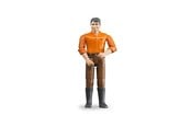 Legetøjsbil - Bruder Man light skin, brown jeans - BR60007