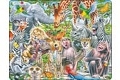 Puslespil - Larsen Puzzles Happy African Animals (Maxi) - LA-CZ3