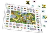 Puslespil - Larsen Puzzles Learning English at the Zoo (Maxi) - LA-EN5EN