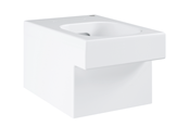 Toiletter, sæder, bideter og reservedele - Grohe Cube Ceramic hængeskål til indbyggede cisterner P-vandlås kantløs - 3924500H