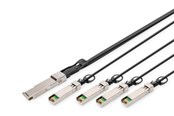 Netværkskabel - DIGITUS 40GBase direct attach cable - 2 m - Sort - 2m - DN-81322