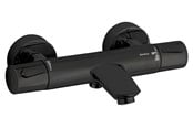 Blandingsbatterier og armaturer - Damixa Silhouet termostatarmatur til kar/brus matsort - 745006100