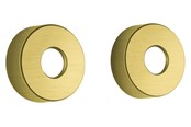 Reservedele & tilbehør til armaturer - Damixa Rosetter 3/4'' Ø75mm, børstet messing PVD - 2 stk. - 484367900