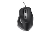 Mus - Trust Fyda Comfort - Mus - Optisk - 6 knapper - Sort - 24728