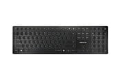 Tastatur - Cherry KW 9100 SLIM - Tastatur - Engelsk - Sølv *DEMO* - JK-9100EU-2