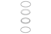 Reservedele & tilbehør til armaturer - Damixa Slidringe/læbepakninger til Space køkken - 2393900