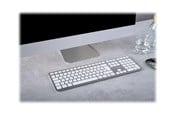 Tastatur - Cherry KW 9100 SLIM - Tastatur - Nordisk - Hvid - JK-9110PN-1