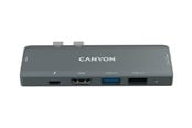 Dockingstation - Canyon DS-5 - docking station - USB-C - 7-slot - HDMI - CNS-TDS05B