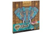 Kreativitet & Hobbyartikler - Grafix Diamond Painting on Canvas Elephant 30 x 30 cm - 260010