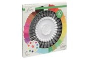 Kreativitet & Hobbyartikler - Nassau Acrylic colour paint circle 30 x 12ml + 1 palette - AR0751/GE