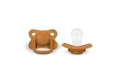 Baby Udstyr - Filibabba Pacifiers 2-pack - Golden mustard +6 months - FI-PH027