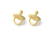 Baby Udstyr - Filibabba Silicone pacifier 2-pack - Pale banana - FI-01673