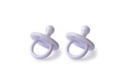 Baby Udstyr - Filibabba Silicone pacifier 2-pack - Fresh violet - FI-01669