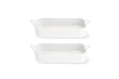 Køkkentilbehør - Pillivuyt Toulouse Dish 31 x 18 x 6.5 cm 2.2 liters 2 pcs. White - 24228