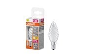 Lyskilder - Osram LED pære LED Comfort kerte snoet mat 470lm 3,4W/927 (40W) E14 dæmpbar E14 - 4058075602878
