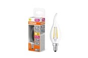 Lyskilder - Osram LED pære LED Comfort kerte vindstød filament 470lm 3,4W/927 (40W) E14 dæmpbar E14 - 4058075602830