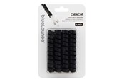 Kabel Organisering - Bluelounge Design CableCoil 4-pack - Black - Neatly organize your cables and keep them together. - BLUCCO-BL