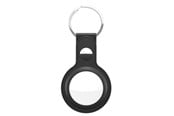 Mobil - Andet Tilbehør - KeyBudz Leather Keyring for AirTag - AT_S1_BLK