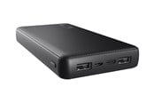 Powerbank - Trust Primo power bank - Li-pol - 2 x USB USB-C - 15 Watt Powerbank - Sort - 20000 mAh - 24676