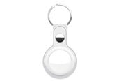 Mobil - Andet Tilbehør - KeyBudz Leather Keyring for AirTag 2-pack - AT2_S1_WHT