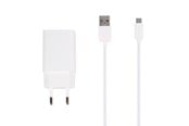 Mobil - Adaptere & Opladere - Vivanco Hjemmeoplader 3A 15W + USB-C kabel Hvit - 62146