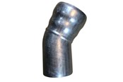 Afløb - GM-X DN100 bøjning 30 gr. Galvaniseret - E10030100