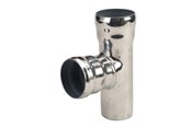 Afløb - GM-X DN100 x 70 grenrør 87gr. Galvaniseret - E51087170