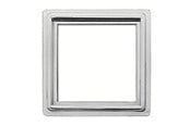 Afløb - Purus ramme 100 x 100 mm forkromet - 153879-110