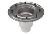 Afløb - Blücher underdel Ø110/200mm. Syrefast stål - 775.002.110 S