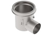Afløb - Blücher Industrigulvafløb vandret Ø110 mm udløb. Til epoxy. Syrefast stål - 763.502.110 S