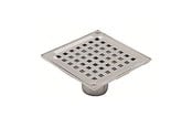 Afløb - Blücher Square gulvafløb med lodret 50 mm udløb. Beton og fliser. Rustfrit stål - 140.300.050