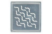 Afløb - Purus Wave rist/ramme MaxiFlex - 153449-540