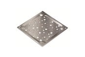 Afløb - Blücher Square Oslo rist til gulvafløb 140x140 mm. Rustfrit stål - 610.155.426