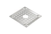 Afløb - Blücher Square Vienna rist 140x140mm. Udskæring A. Med skruelås - 610.155.441 A