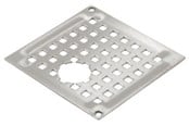 Afløb - Blücher Square Vienna rist 140x140mm. Udskæring B. Med skruelås - 610.155.441 B