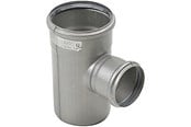 Afløb - Blücher EuroPipe grenrør 87.5°. 110/75 mm. Rustfrit stål - 830.075.110
