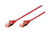 Netværkskabel - DIGITUS Professional patch cable - 1 m - red RAL 3020 - 1m - DK-1644-010/R