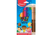 Skrive- og Tegneværktøjer - Maped Color'Peps World farveblyanter x15 - 832071