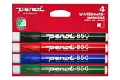 Skrive- og Tegneværktøjer - Penol 850 WB markers x4 ass. Farver - 12818500