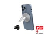 Mobil - Andet Tilbehør - Just Mobile AluDisc Go - Omni-Directional Magnetic Aluminum Car Mount (vent insert & dashboard base included) - ST-510SI